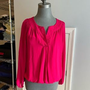 Max Studio Specialty Products hot pink blouse